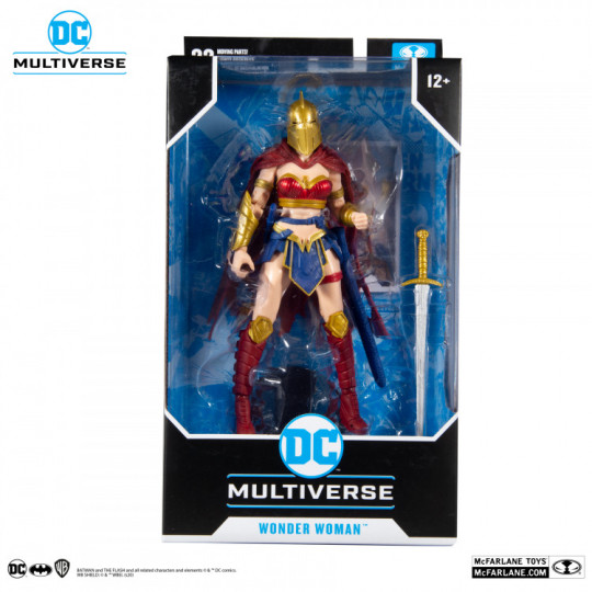 Last Knight On Earth: Wonder Woman With Helmet Of Faith