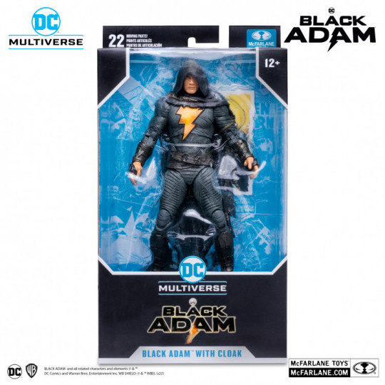 Black Adam With Cloak – Black Adam (Movie)