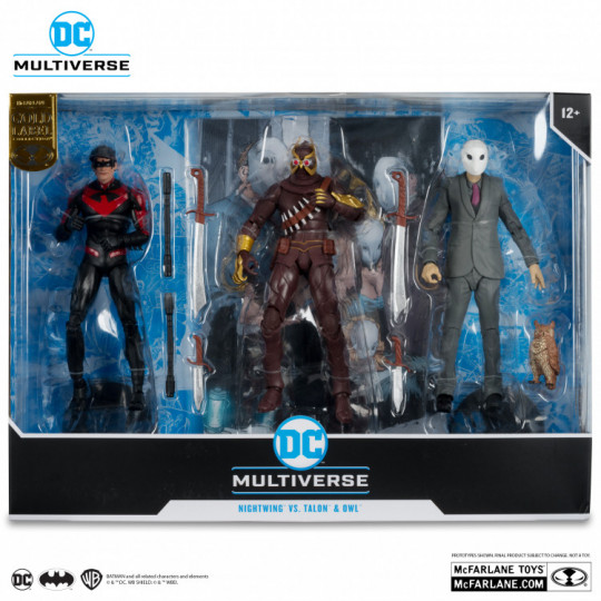 Nightwing Vs Talon & Owl (Batman: The Court Of Owls) 3-Pack