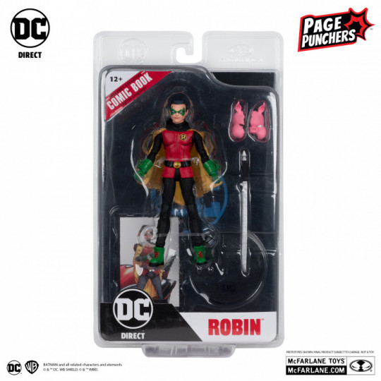 Robin (Batman: Reborn) 7In Figure With Comic (Page Punchers)