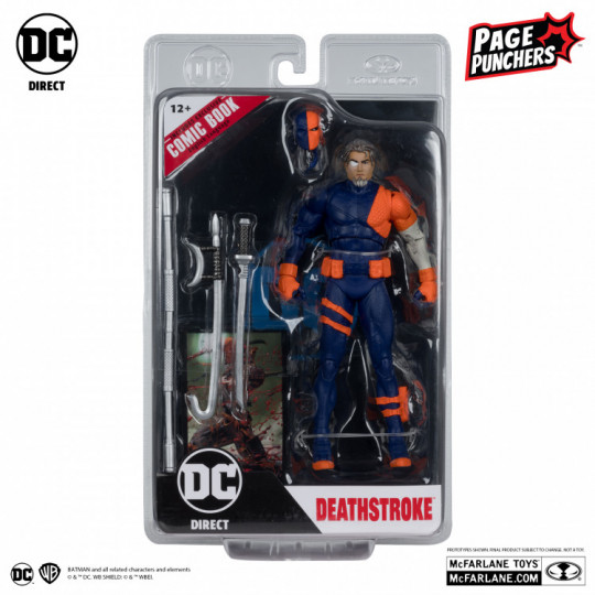 Deathstroke (Dc Rebirth) 7In Figure With Comic (Page Punchers)