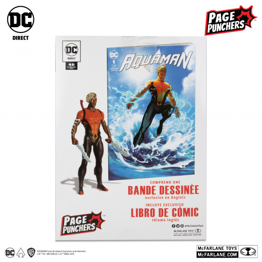 Aqualad 7″ Figure With Aquaman Comic (Page Punchers)