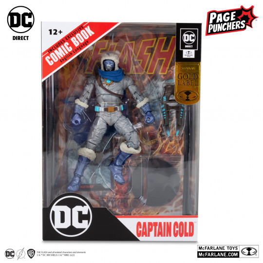Captain Cold  7″ Figure With The Flash Comic (Page Punchers)