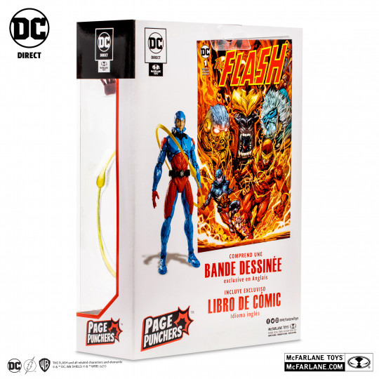 The Atom 7″ Figure With The Flash Comic (Page Punchers)