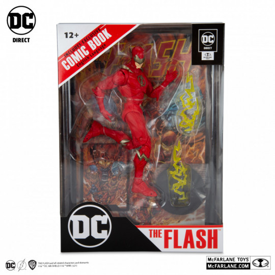 The Flash 7″ Figure With The Flash Comic (Page Punchers)