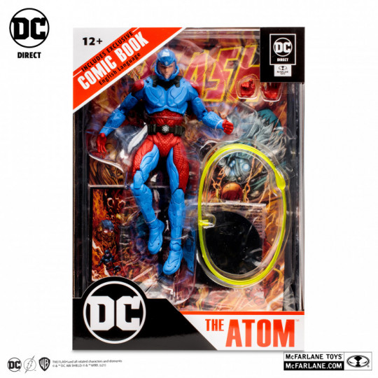 The Atom 7″ Figure With The Flash Comic (Page Punchers)