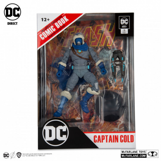 Captain Cold 7″ Figure With The Flash Comic (Page Punchers)