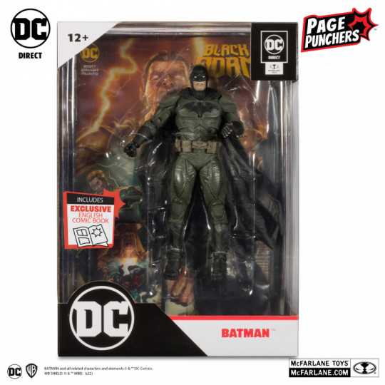 Batman 7″ Figure With Black Adam Comic (Page Punchers)