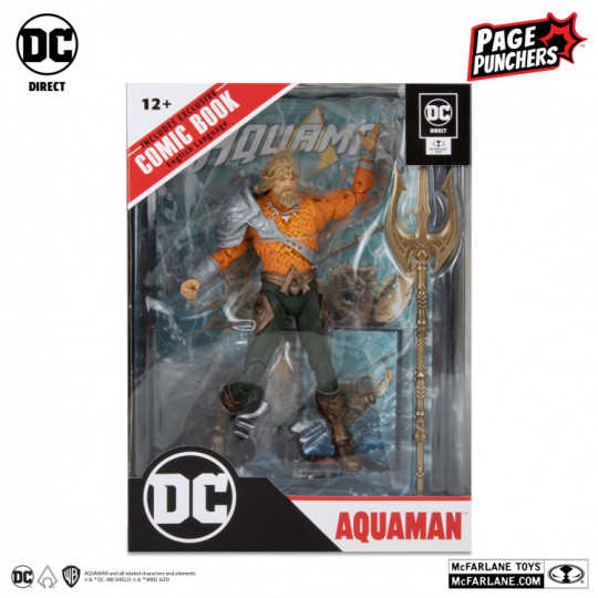 Aquaman 7″ Figure With Aquaman Comic (Page Punchers)