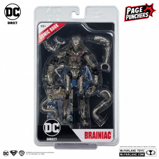 Brainiac 7″ Figure With Superman: Ghosts Of Krypton Comic (Page Punchers)