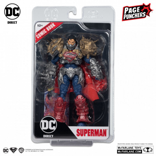 Superman 7″ Figure With Superman: Ghosts Of Krypton Comic (Page Punchers)