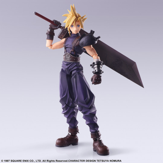 Display by BigBoyToy Reviews: FINAL FANTASY VII Bring Arts Cloud Strife by Square Enix