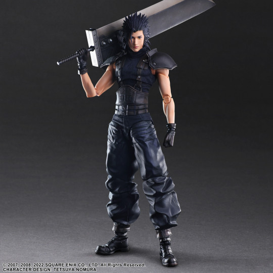 Display by BigBoyToy Reviews: CRISIS CORE -FINAL FANTASY VII- REUNION PLAY ARTS Kai ZACK F...