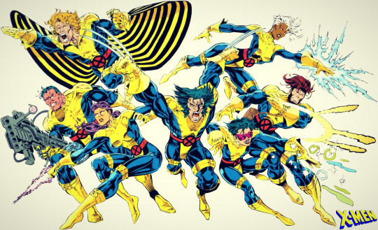 Blue & Yellow X-Men