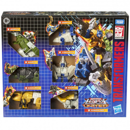 Legacy: United Dinobot Dinoking Multipack (Doryu, Gairyu, Kakuryu, Goryu, Yokuryu, Rairyu)