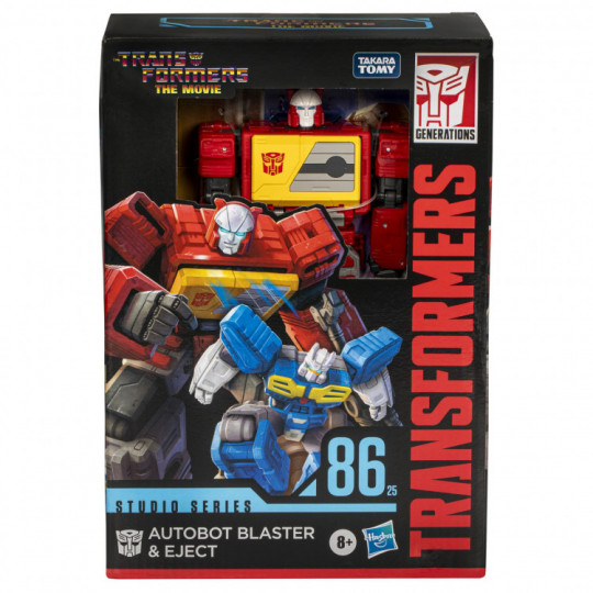 Studio Series: Voyager The : The Movie 86-25 Autobot Blaster & Eject