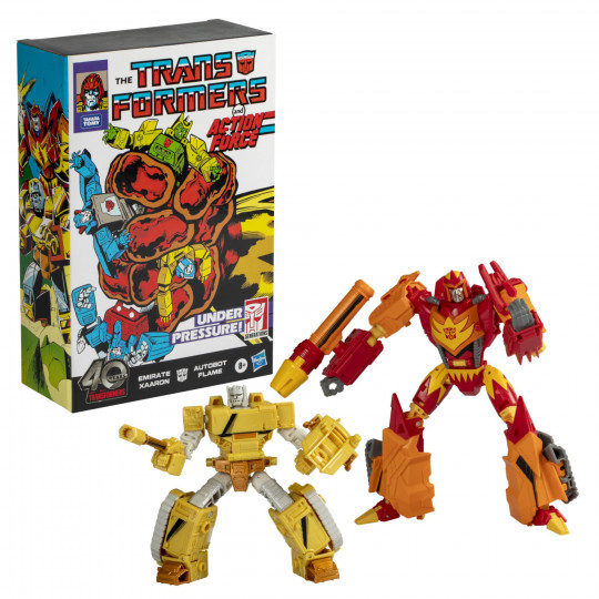 Transformers Generations: Comic Edition Autobot Flame &amp; Emirate Xaaron (40th Anniversary)