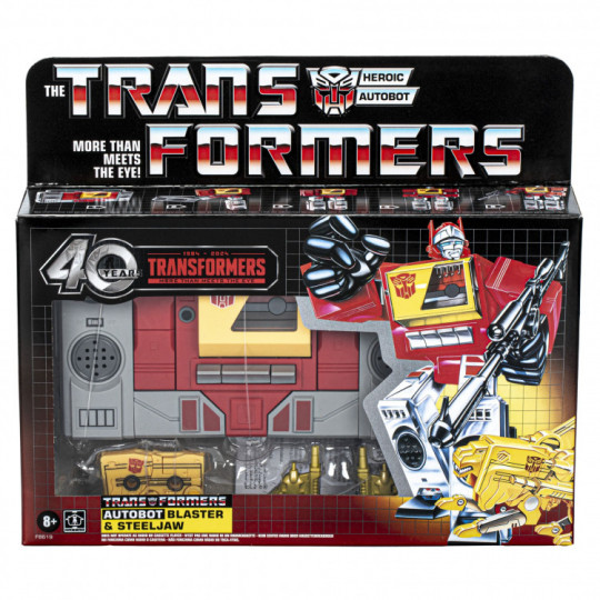 Retro 40Th Anniversary: G1 Autobot Blaster & Steeljaw