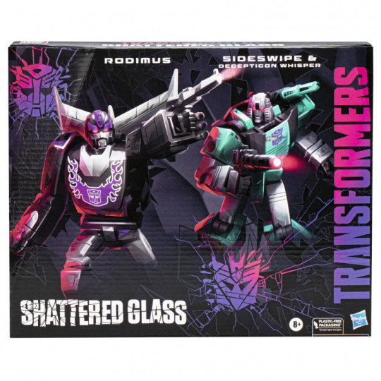 Generations: Shattered Glass Collection Rodimus, Sideswipe, And Decepticon Whisper