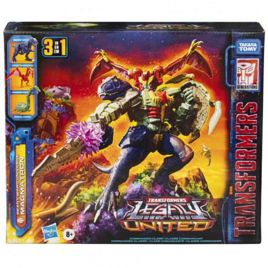 Legacy: United Commander Class Beast Wars Universe Magmatron (3-In-1)