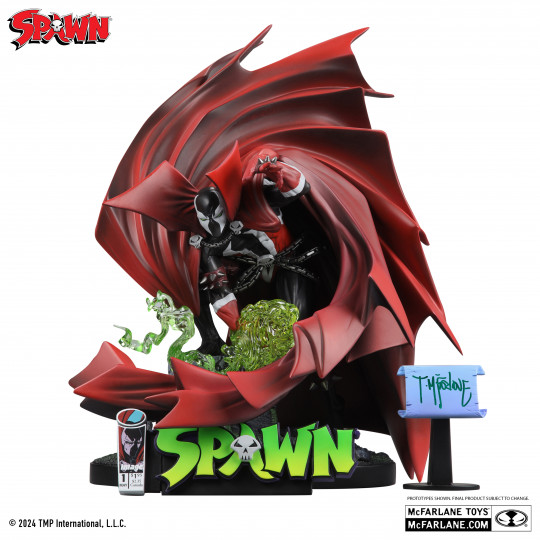 Spawn #1 (Black White & Red All Over) 1:10 Scale Resin Statue