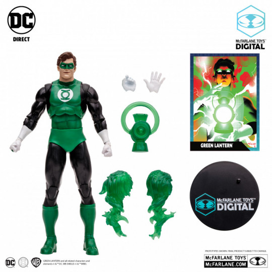 Green Lantern (The Silver Age) With Mcfarlane Toys Digital Collectible