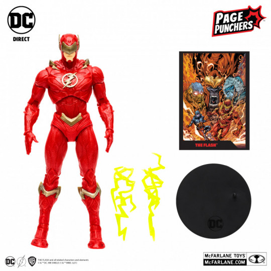 The Flash 7″ Figure With The Flash Comic (Page Punchers)