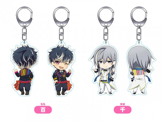 Plus: Idolish7 Acrylic Keychains (Momo / Yuki)
