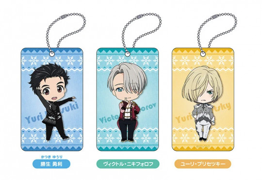 Plus: Yuri!!! On Ice Acrylic Pass Case (Yuri Katsuki / Victor Nikiforov / Yuri Plisetsky)