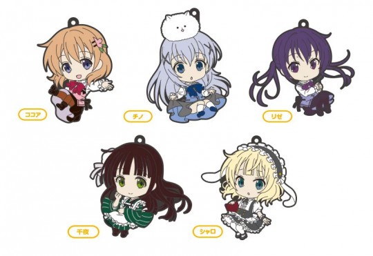 Plus: Is The Order A Rabbit? - Cocoa / Chino / Rize / Chiya / Syaro Rubber Straps