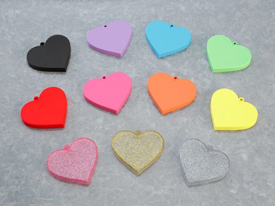 More Heart Base (Black/Purple/Blue/Green/Red/Pink/Orange/Yellow/Pink Glitter/Gold Glitter/Silver Glitter)