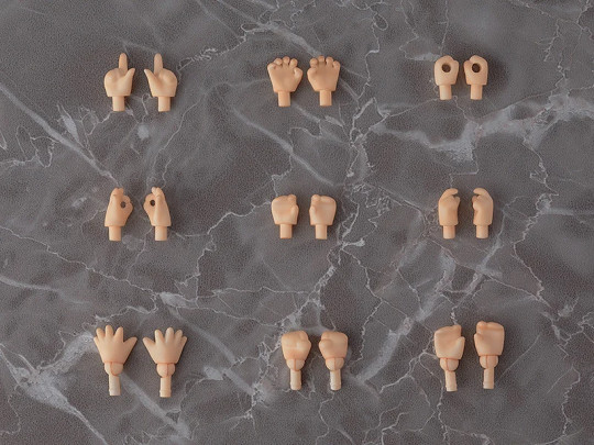Doll: Hand Parts Set (Peach/Cinnamon/Cream)