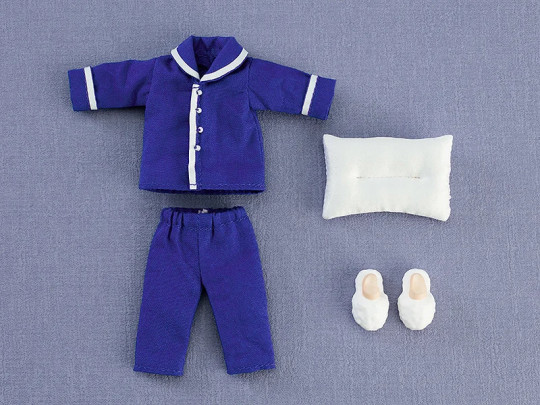Doll Outfit Set: Pajamas (Navy/Beige)