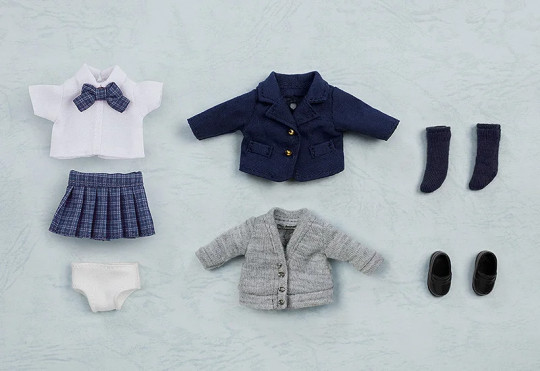 Doll Outfit Set: Blazer - Girl (Navy/Pink)