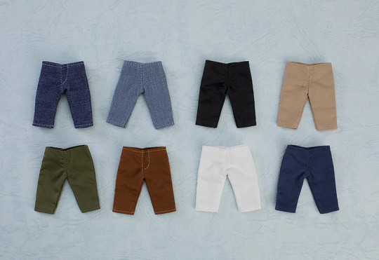 Doll Outfit Set: (Denim - Navy/Denim - Blue/Black/Beige/Olive Drab/Brown/White/Navy)