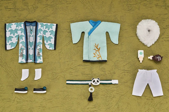 Doll Outfit Set: Chinese-Style Panda Mahjong - Laurier