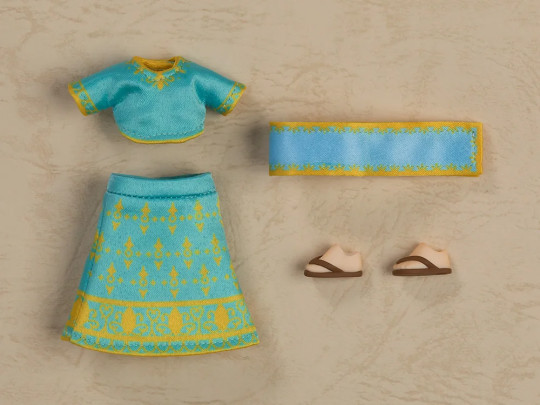 Doll Outfit Set: World Tour India - Girl (Mint/Purple)