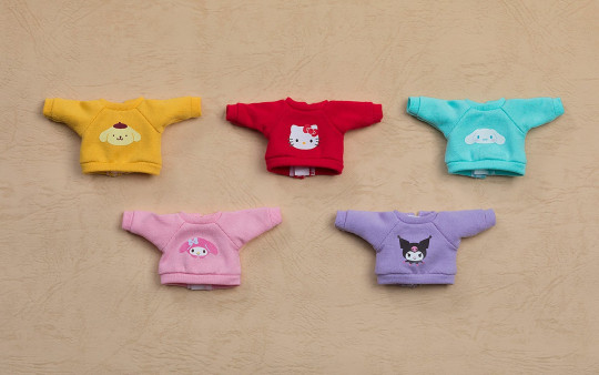 Doll Character Sweatshirt (Hello Kitty/Cinnamoroll/Pompompurin/My Melody/Kuromi)