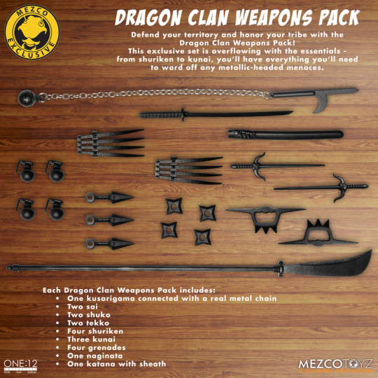 Dragon Clan Weapons Pack