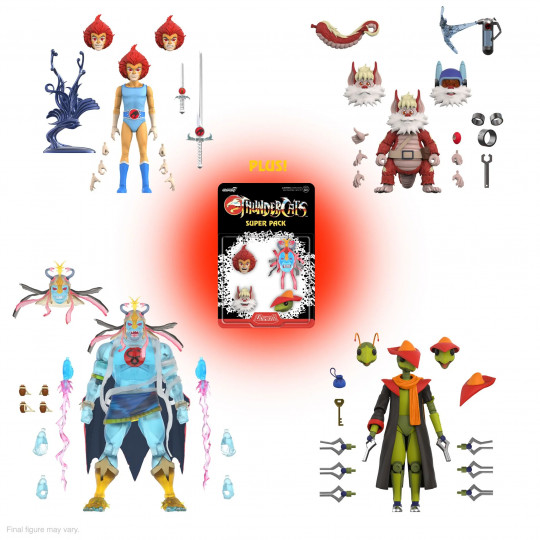 Snarfer, Quick-Pick, Young Lion-O & Mumm-Ra (Dream Master) Set Of 4 Figures Plus Exclusive Super Pack