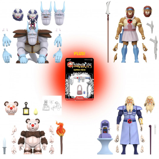 Claudus, Luna And Amok, Royal Thunderian Guard, & Ro-Bear Bill