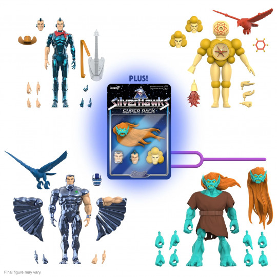 Bluegrass (Vac Metal), Steelwill (Vac Metal), Mo-Lec-U-Lar, & Windhammer Toy Version