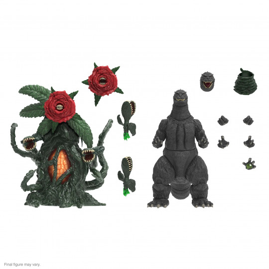Heisei Godzilla (Godzilla Vs Biollante) & Heisei Biollante (Rose Form)