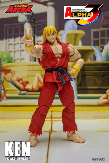 Ken - Street Fighter Alpha 3 "Storm Arena" 1/12 Scale