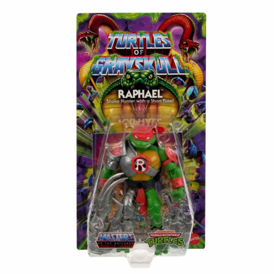 Masters Of Universe Origins Turtles Of Grayskull Raphael , TMNT MOTU Reptile Wars