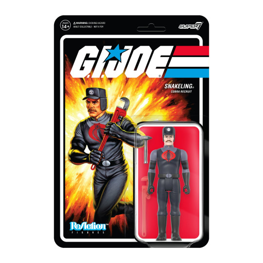 Cobra Snakeling Factory Worker Mustache (Pink)