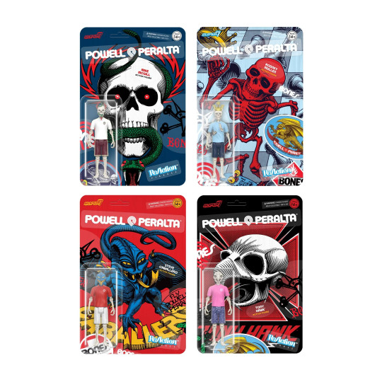 Tony Hawk, Mike Mcgill, Steve Caballero, And Rodney Mullen Set Of 4