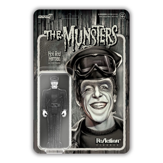 Hot Rod Herman (Grayscale)