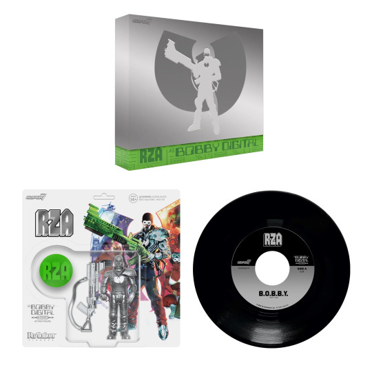 Bobby Digital Box Set (Metallic Silver W/ 45 Adaptor) & 7" Of Rza’s “B.o.b.b.y.” And “Holocaust (Silkworm)”