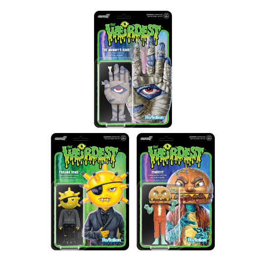Trauma Bomb, Mummy's Hand & Zombeef Set Of 3